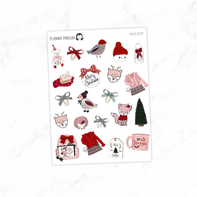 Noel Christmas Deco Stickers// #S105-Deco