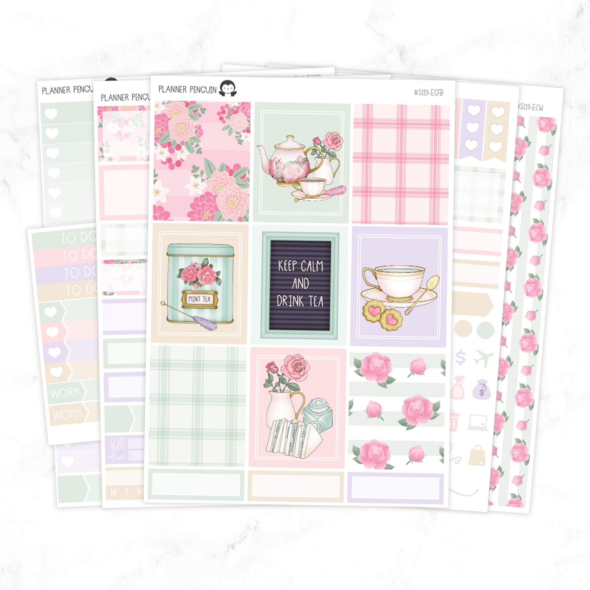 Tea Room Pastel Full Weekly Kit
