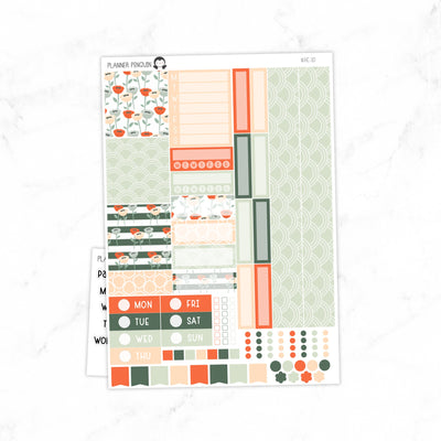 Summer Meadow Hobonichi Cousin A5 Weekly Sticker Kit// #HC-10