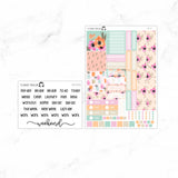Poppy Hobonichi Cousin A5 Weekly Sticker Kit// #HC-13