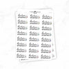 Doctor Appointment - Icon Script Stickers // #TS-21