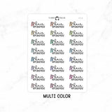 Hair Appointment - Icon Script Stickers