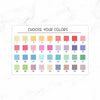 Hobonichi Cousin A5 Custom Date Cover Stickers // #HC-Custom