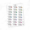 Mortgage Payment - Icon Script Stickers // #TS-31