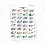 Rent Due - Icon Script Stickers