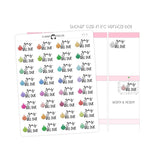 Gas Bill Due - Icon Script Stickers