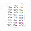 Medical Bill Due - Icon Script Stickers // #TS-39