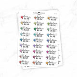 Electric Bill Due - Icon Script Stickers