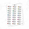 Electric Bill Due - Icon Script Stickers // #TS-40