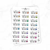 Credit Card Bill Due - Icon Script Stickers // #TS-41