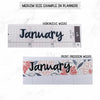 Monthly Script stickers  // #MS-02