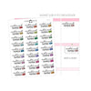 Credit Card Payment - Icon Script Stickers // #TS-27