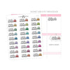 Car Payment - Icon Script Stickers // #TS-28