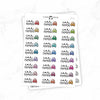 Car Payment - Icon Script Stickers // #TS-28