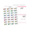 Rent Due - Icon Script Stickers // #TS-32