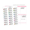 Internet Bill Due - Icon Script Stickers // #TS-34