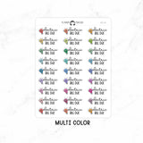 Electric Bill Due - Icon Script Stickers