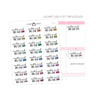 Credit Card Bill Due - Icon Script Stickers // #TS-41