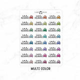 Car Insurance - Icon Script Stickers