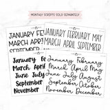 Blush Undated Hobonichi Monthly Kit