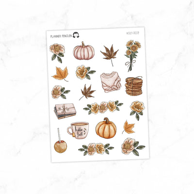 Hello Fall Deco Stickers// #S127-Deco