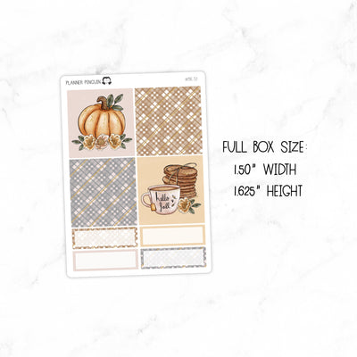 Hello Fall Mini Weekly B6 Kit// #MK-37