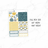 Mustard And Navy Mini Weekly B6 Kit