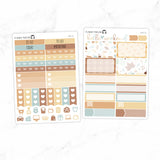 Fall Floral Mini Weekly B6 Kit