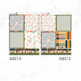 Foxy Fall A5 Daily Duo Sticker Kit