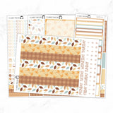 Fall Floral A5 Daily Duo Sticker Kit