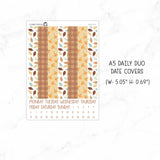 Fall Floral A5 Daily Duo Sticker Kit