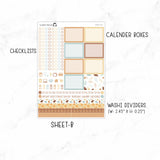 Fall Floral A5 Daily Duo Sticker Kit