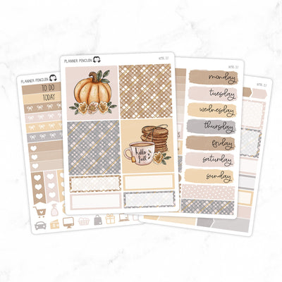 Hello Fall Mini Weekly B6 Kit// #MK-37