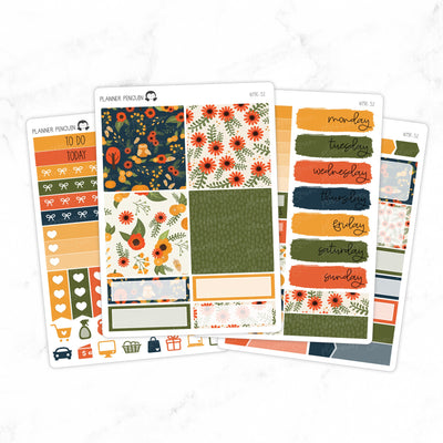 Foxy Fall Mini Weekly B6 Kit// #MK-32