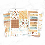 Fall Floral Mini Weekly B6 Kit