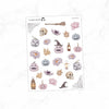 Bewitching Night Halloween Deco Stickers  // #S128-Deco