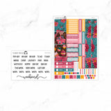Merry & Bright Christmas Hobonichi Cousin A5 Weekly Sticker Kit// #HC-30