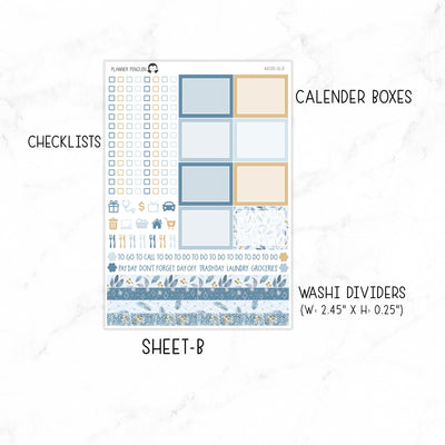 Winter Breeze A5 Daily Duo Sticker Kit// #A5-06