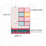 Merry & Bright Christmas A5 Daily Duo Sticker Kit