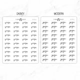 Yoga Script Stickers