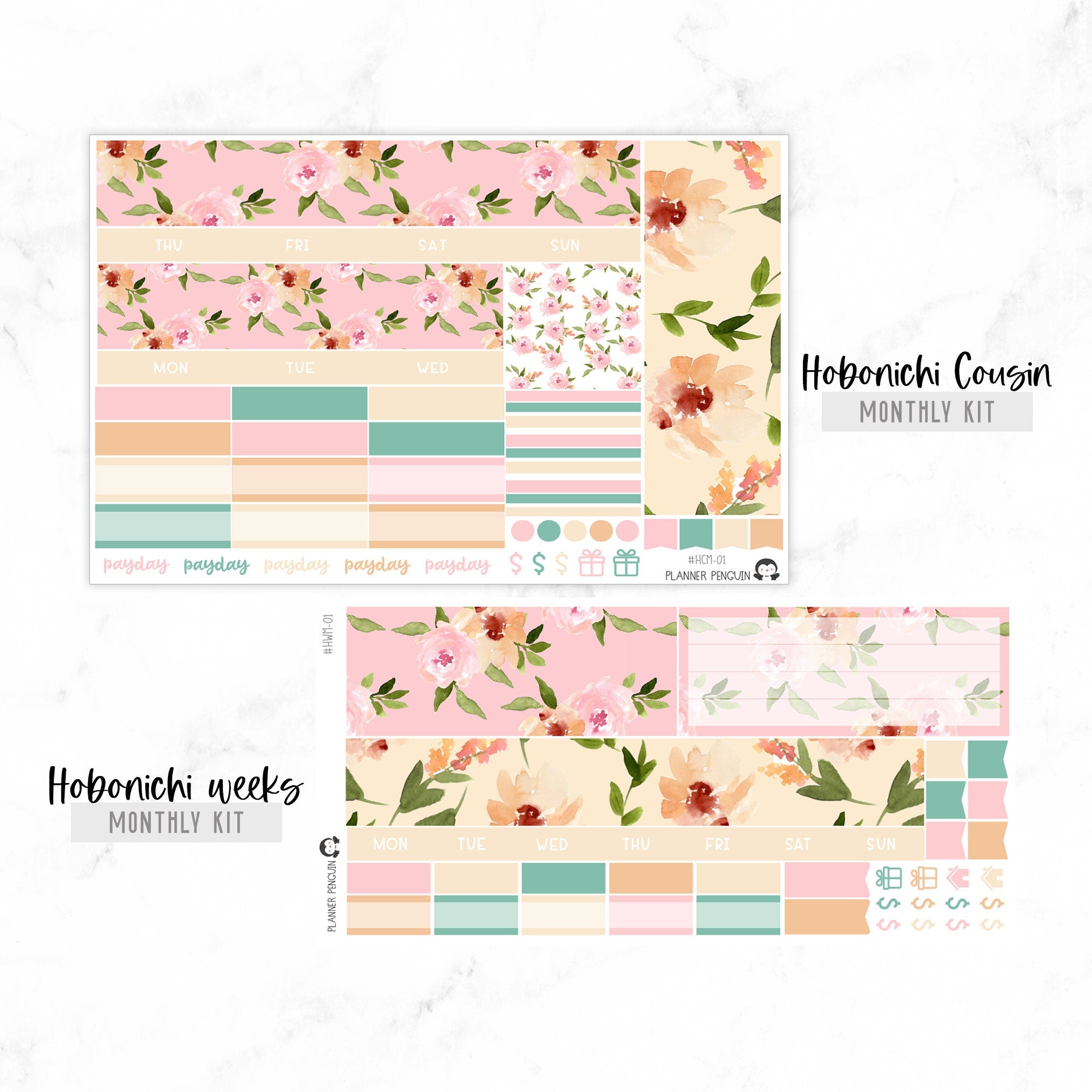 Grace Undated Hobonichi Monthly Kit
