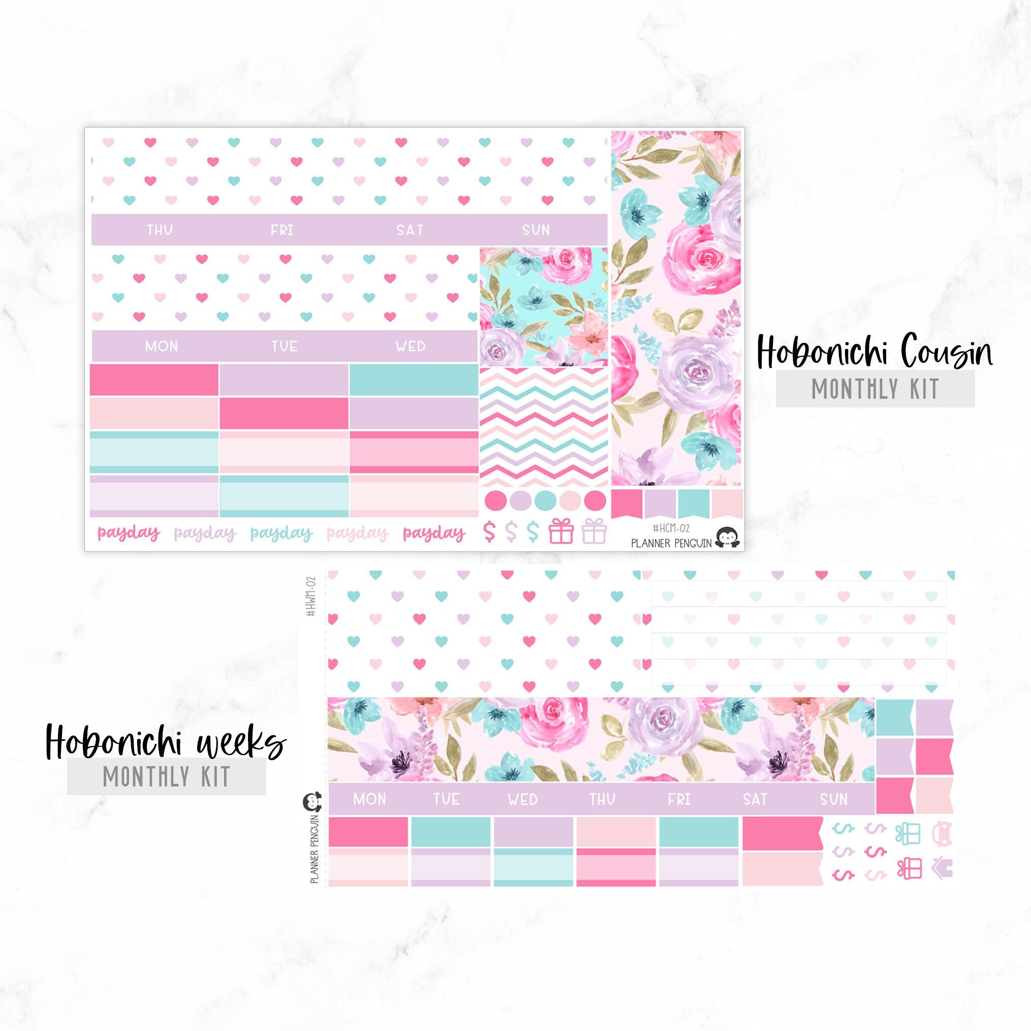 Bliss Undated Hobonichi Monthly Kit