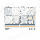 Winter Flowers A5 Daily Duo Sticker Kit