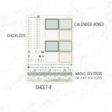 Winter Forest A5 Daily Duo Sticker Kit