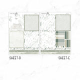 Winter Forest A5 Daily Duo Sticker Kit