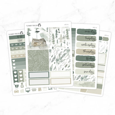 Winter Forest Mini Weekly B6 Kit// #MK-44
