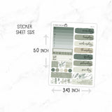 Winter Forest Mini Weekly B6 Kit