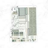 Winter Forest Hobonichi Cousin A5 Weekly Sticker Kit// #HC-34