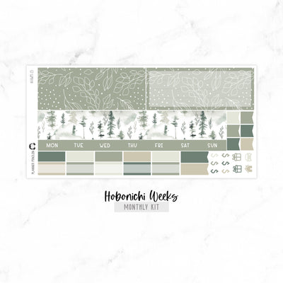 Winter Forest UndatedHobonichi Monthly Kit // #HMK-13