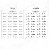 To Do Script Stickers
